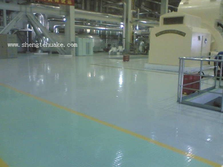 河北國華滄電橡膠地板工程實圖