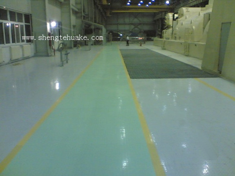 河北國華滄電橡膠地板工程實圖