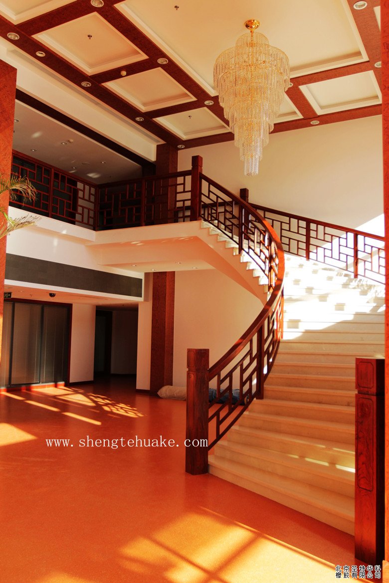 漢能控股集團橡膠地板工程案例實圖