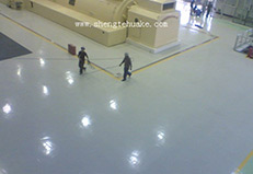 河北國華滄電橡膠地板工程實圖